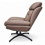 Havana lepotuoli, säädettävä keinunta ja metalliristikkojalka.